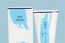 Cosmetic Tube with Box Mockup Screenshot 2