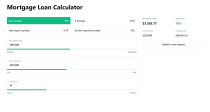 Mortgage Calculator PHP JavaScript Screenshot 1