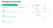 Mortgage Calculator PHP JavaScript Screenshot 2