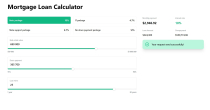 Mortgage Calculator PHP JavaScript Screenshot 4