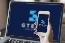 Letter G tech Logo Design Template Screenshot 3