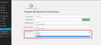 Background Changer - Wordpress Plugin Screenshot 5