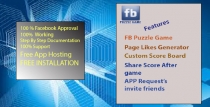 Facebook Puzzle App PHP Script Screenshot 1