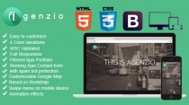 Agenzio - One Page HTML5 responsive Template Screenshot 1
