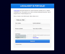 Domain for Sale PHP Script Screenshot 3