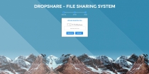 DropShare - File Sharing PHP Script Screenshot 2