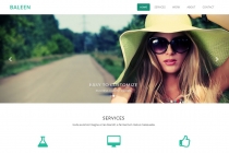 Baleen - One Page Bootstrap HTML Template Screenshot 1