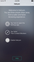 Halcyon Ad Blocker - iOS App Source Code Screenshot 2