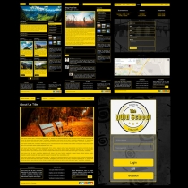 Gold School - Responsive  Bootstrap HTML Template Screenshot 1