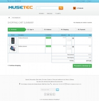 Muse Tec - PrestaShop Theme Screenshot 4