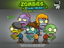 Zombies 2D Game Character Sprites 09 Screenshot 1