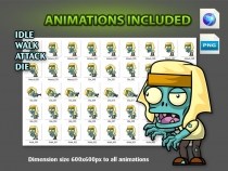 Egyptian Zombies 2D Game Character Sprites 10 Screenshot 4