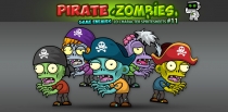 Pirate Zombies 2D Game Character Sprites 11 Screenshot 1