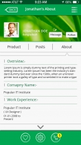 Online Shop & Social Communication iOS App UI Kit Screenshot 16