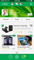 Online Shop & Social Communication iOS App UI Kit Screenshot 17