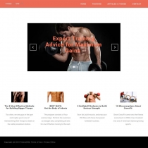 Fitness & Gym HTML Template Screenshot 1