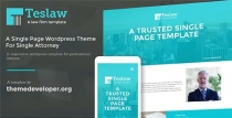 Tesla - Law Firm Business Theme Screenshot 1