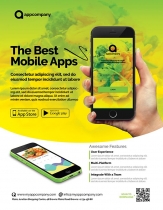 Mobile App Flyer Template Screenshot 4