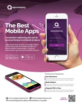 Mobile App Flyer Template Screenshot 6