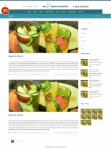 MyRestaurant - OnePage HTML Template Screenshot 2