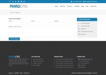 MaroCMS - Lightweight Business CMS PHP Screenshot 8