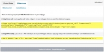 Slideshow Script PHP Screenshot 5
