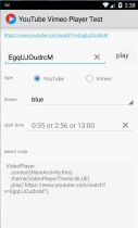 YouTube Vimeo Video Player - Android Source Code Screenshot 2