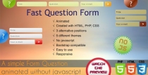 Fast Question Form PHP Script Screenshot 1