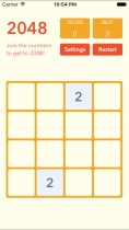 1024 Puzzle Game - iOS App Source Code Screenshot 1