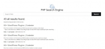 PHP Search Engine - MySQl based Simple Site Search Screenshot 2