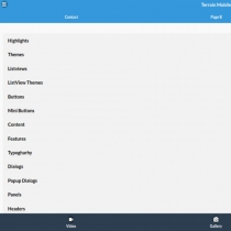 Terrain - jQuery Mobile Flat UI HTML Template Screenshot 1