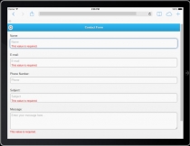 Mooiframe - jQuery Mobile Bootstrap HTML Template Screenshot 6