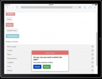 Mooiframe - jQuery Mobile Bootstrap HTML Template Screenshot 7