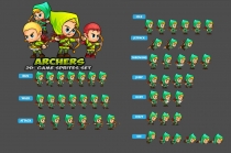 Archers 2D Game Sprites Set Screenshot 2