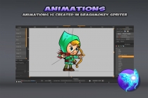 Archers 2D Game Sprites Set Screenshot 4