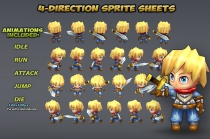 4-Directional Game Character Sprites 2 Screenshot 2