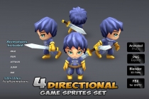 4-Directional Game Character Sprites 1 Screenshot 1