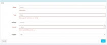 Admin PHP MVC Application Screenshot 1