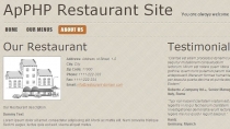PHP Restaurant Menu Site Screenshot 5