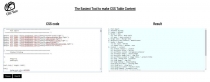 CSS Taco - CSS Table Content Creator Screenshot 1