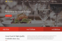 Foodelicious - Loung Bar Pub Restaurant Template Screenshot 1
