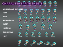 2D Game Character Sprites 8 Screenshot 2