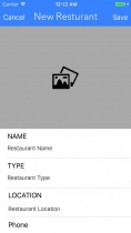 Restaurant Journal - iOS App Source Code Screenshot 2