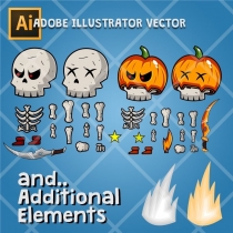 Skeleton Pack Game Character Sprite Screenshot 1