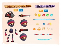 Ninja 2D Game Sprites Screenshot 3