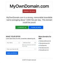 Domain For Sale PHP  Screenshot 3
