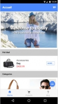 Clothy Ionic 3 Ecommerce App With PHP backend Screenshot 1