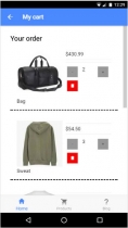Clothy Ionic 3 Ecommerce App With PHP backend Screenshot 6