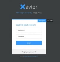 Xavier - PHP User Admin Login Script Screenshot 6