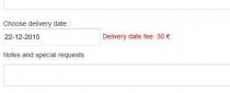 Order Delivery Date Pro for Virtuemart Screenshot 3